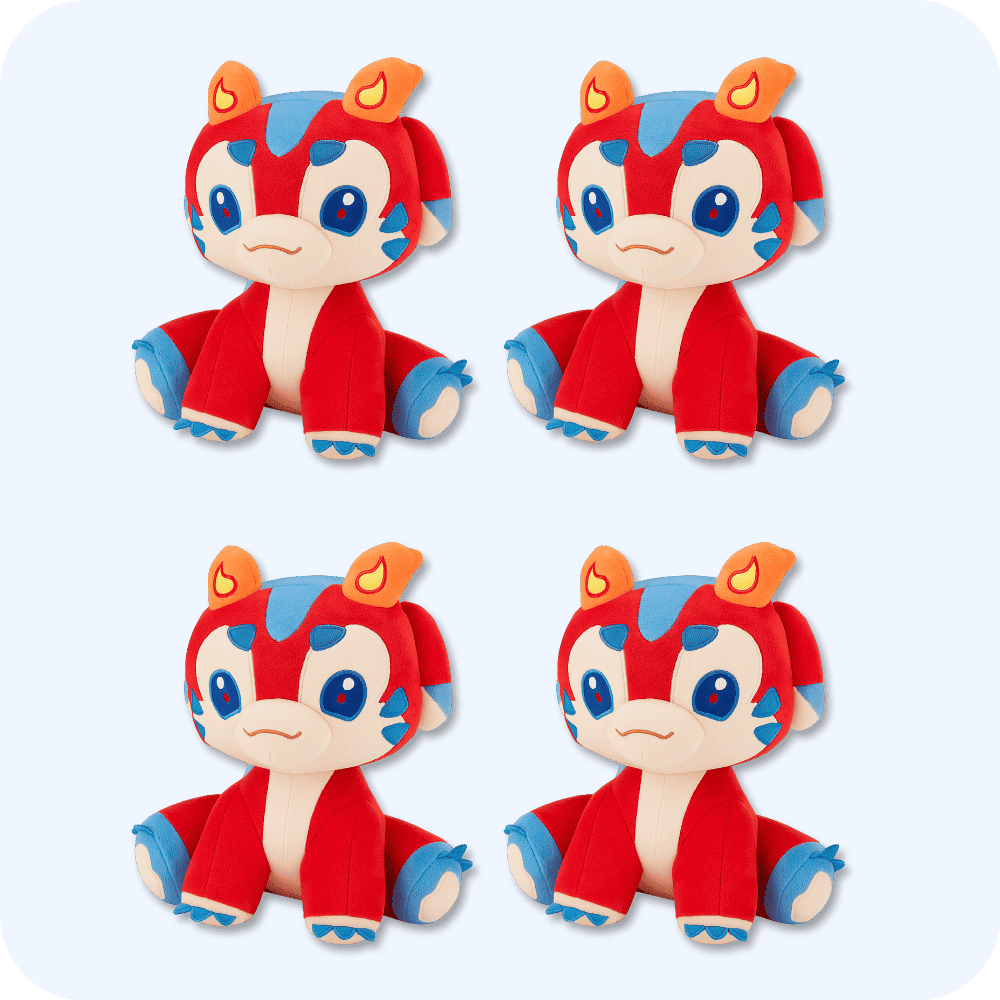 Smolder Plush 4PCS Smolder Plush 4PCS